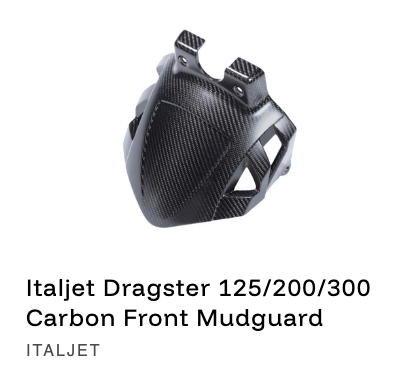 Carbon Front Mudguard
